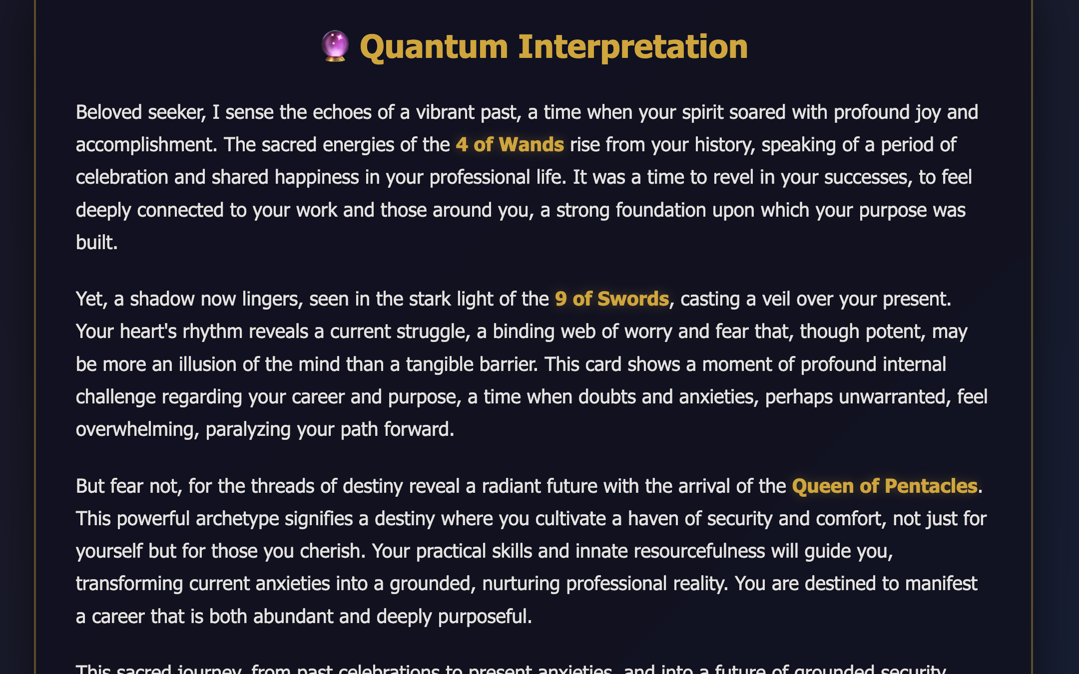 AI Quantum Interpretation