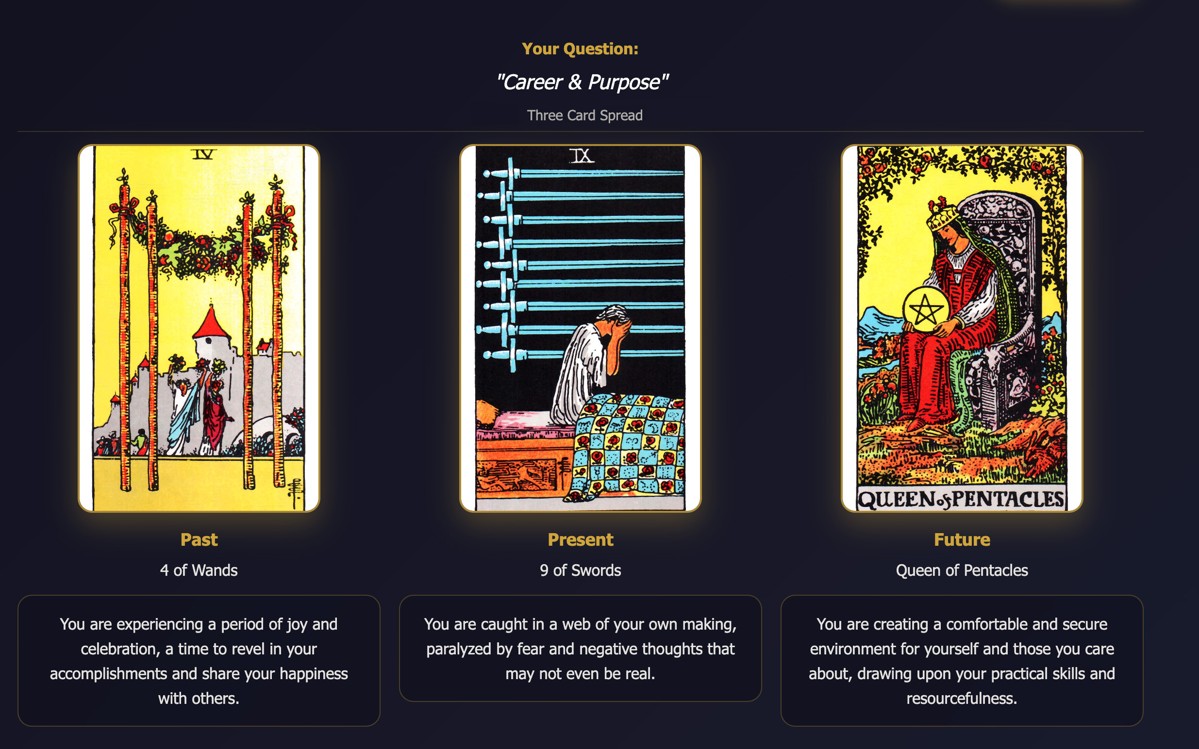 Quantum Card Selection